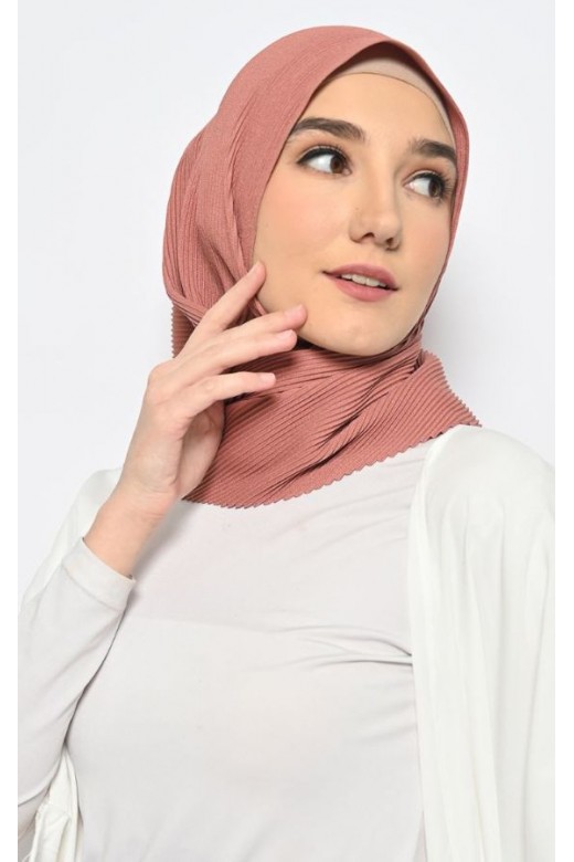 Suria Segitiga Instan Pleats Caramel